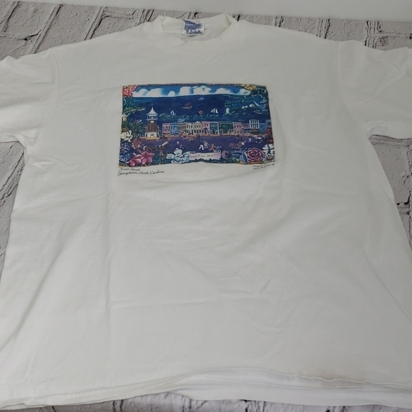 VINTAGE Single Stitch Tee Georgetown SC Front St - Picture 1 of 13